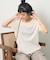 ＜サマーウールブレンド＞とろみ ステッチ Tシャツ