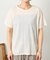 ＜サマーウールブレンド＞とろみ ステッチ Tシャツ
