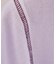 Wフェイス 配色 ヘンリーネックTシャツ