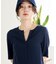 コットンモダール ヘンリーネック 半袖 Tシャツ