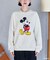 【MICKEY MOUSE】ヴィンテージライク プリントスウェット