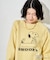 【Snoopy】ヴィンテージライク プリントスウェット