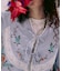 インド フラワー クロス刺繍 レース ボレロ