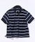 ビッグシルエット ボーダー ポロシャツ ショートスリーブ