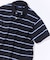 ビッグシルエット ボーダー ポロシャツ ショートスリーブ