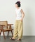 <接触冷感> SUMMERCOOL タック カーブ イージーパンツ