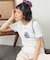 別注 フロッキープリントTシャツ