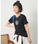 別注 フロッキープリントTシャツ