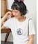 別注 フロッキープリントTシャツ