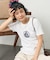別注 フロッキープリントTシャツ