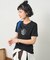 別注 フロッキープリントTシャツ