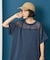 シアードッキング 切替 Tシャツワンピース