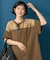 シアードッキング 切替 Tシャツワンピース
