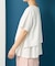 ドッキングレイヤード Tシャツブラウス