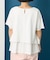 ドッキングレイヤード Tシャツブラウス