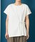 リボンギャザー半袖Tシャツ