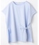 リボンギャザー半袖Tシャツ
