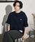 別注 ビッグシルエット ワンポイントロゴ クルーネック Tシャツ 【限定展開】