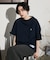 別注 ビッグシルエット ワンポイントロゴ クルーネック Tシャツ 【限定展開】