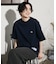 別注 ビッグシルエット ワンポイントロゴ クルーネック Tシャツ 【限定展開】