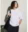 別注 ビッグシルエット ワンポイントロゴ クルーネック Tシャツ 【限定展開】