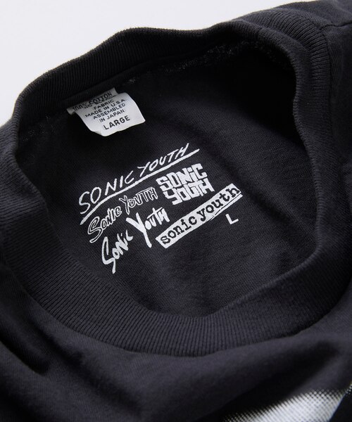 SONIC YOUTH TL DISAPPEARER クルーネック バンドTシャツ｜フリークス