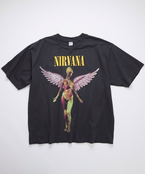 NIRVANA IN UTERO クルーネック バンドTシャツ｜フリークスストアの