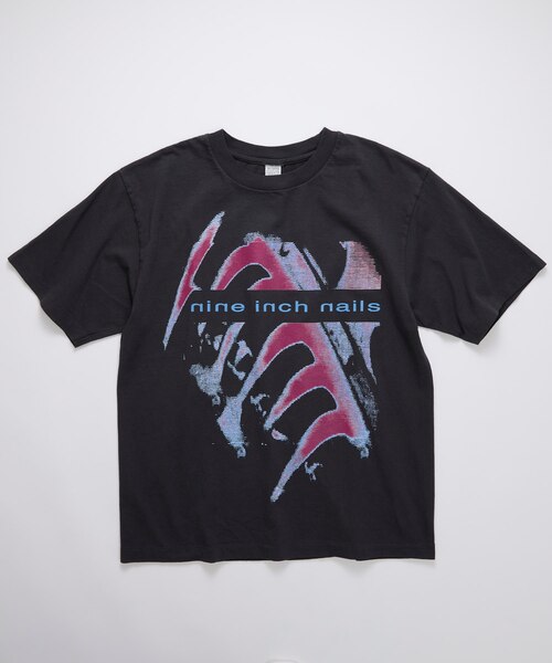 NINバンドtシャツ NIN PRETTY HATE MACHINE クルーネック バンドTシャツ｜フリークス