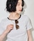 コットンモダール クルーネック ボーダーTシャツ