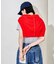 コットンモダール クルーネック ボーダーTシャツ