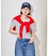 コットンモダール クルーネック ボーダーTシャツ