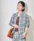 カラミコットン チェック 半袖シャツ＜セットアップ対応＞