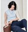 コットンモダール ボトルネックノースリーブTシャツ