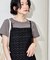 【セットアイテム】レースキャミソール レイヤード Tシャツ