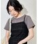 【セットアイテム】レースキャミソール レイヤード Tシャツ