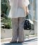 リネンブレンド イージーパンツ＜セットアップ対応＞