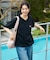 別注 裾スピンドル ヘンリーネックTシャツ