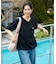 別注 裾スピンドル ヘンリーネックTシャツ