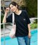 別注 裾スピンドル ヘンリーネックTシャツ