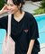 別注 裾スピンドル ヘンリーネックTシャツ