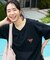 別注 裾スピンドル ヘンリーネックTシャツ