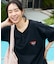 別注 裾スピンドル ヘンリーネックTシャツ