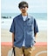 AUSTRALIAN COTTON オープンカラー チェックシャツ ショートスリーブ