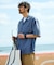 AUSTRALIAN COTTON オープンカラー チェックシャツ ショートスリーブ