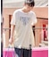 レースキャミ ドッキングTシャツ