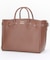 EMBOSSED LEATHER BELTED TOTE S