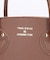 EMBOSSED LEATHER BELTED TOTE S