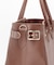 EMBOSSED LEATHER BELTED TOTE S