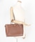 EMBOSSED LEATHER BELTED TOTE S