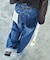 シンチバックデニムパンツ